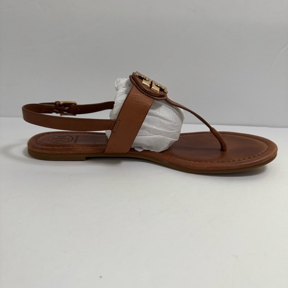 Tory Burch Brown Leather Sandals Size 8.5 - Picture 4 of 9